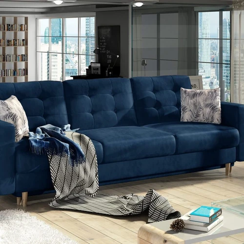 Sofa lova EL1628 3F, mėlyna