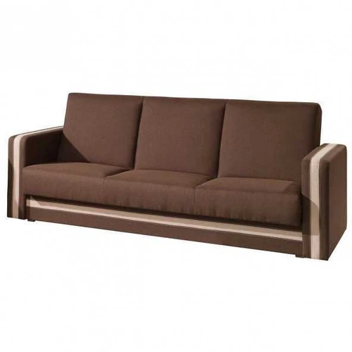 Tvarkinga lova su patalynės konteineriu ir mediniu rėmu