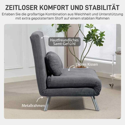 Sofa-lova, Fotelis-lova, 80 × 83 × 75 cm - Sofos-lovos