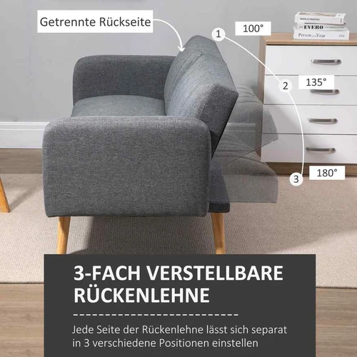 Kompaktiška sofa-lova svečių kambariui