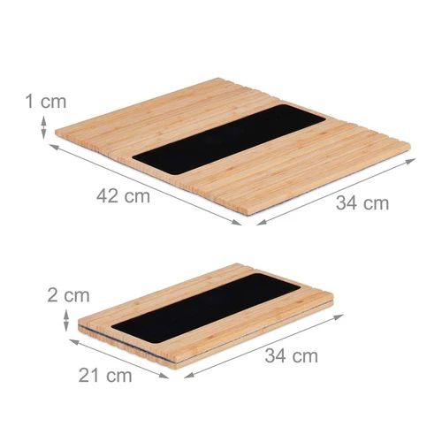 Sofos lentyna Relaxdays Couch Butler, 42 × 1 × 34 cm - Dekoracijos