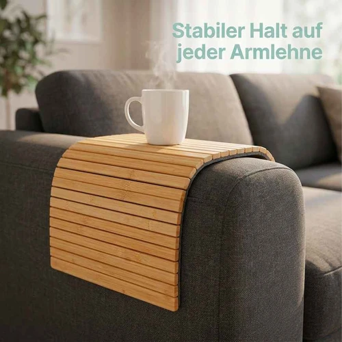 Sofos porankio padėklas Relaxdays 10046322.0, 42 × 1 × 34 cm - Dekoracijos