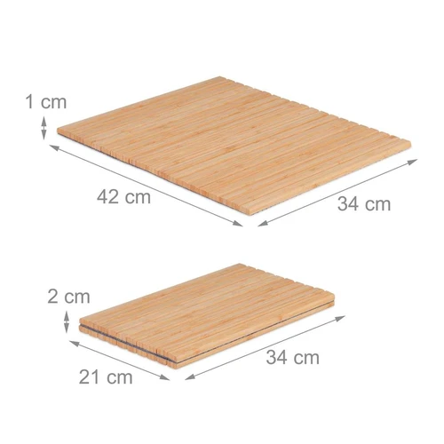 Sofos porankio padėklas Relaxdays 10046322.0, 42 × 1 × 34 cm - Dekoracijos
