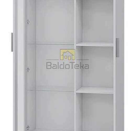 Ąžuolo lefko ir juodos matinės spintos