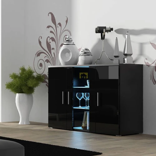 SOHO S7 (juoda/juoda) ca komoda