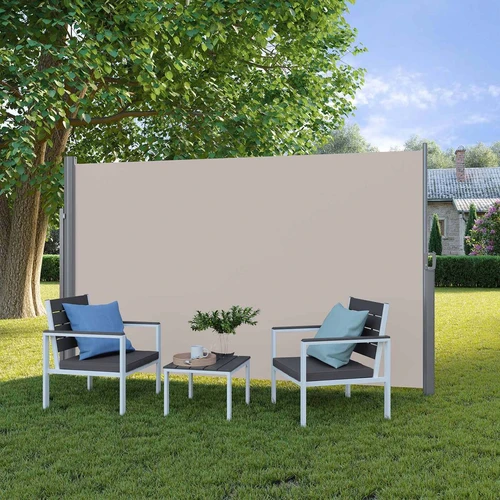 Lengvai montuojamas kampinis markizės stulpas