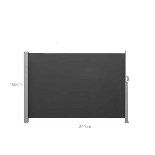 Dūmų pilka markizė – stilinga ir funkcionali