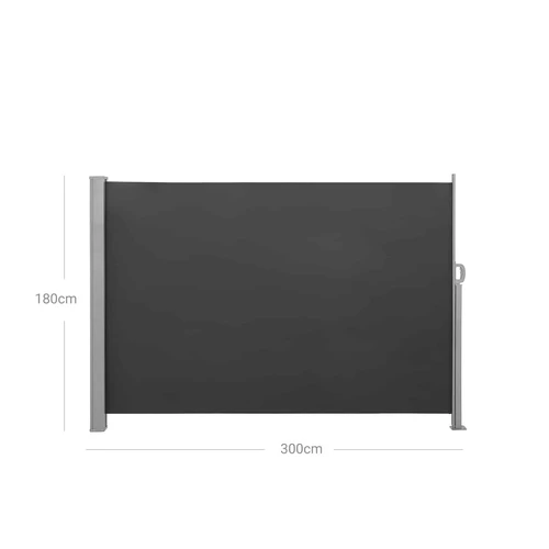 SONGMICS šoninė markizė – saulės ir kaimynų apsauga