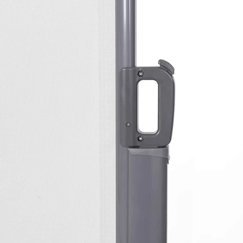 Smėlio spalvos markizė su aliuminio dėže