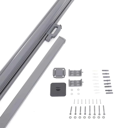 Patogi markizė su aliuminio dėže ir poliesterio audiniu