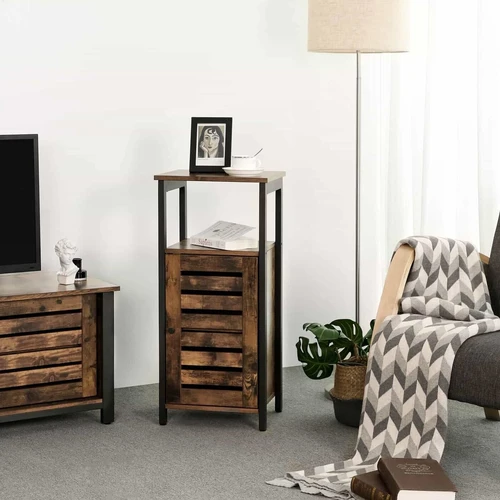 Industrinės spintelės su vintažiniu dizainu ir funkcionalumu