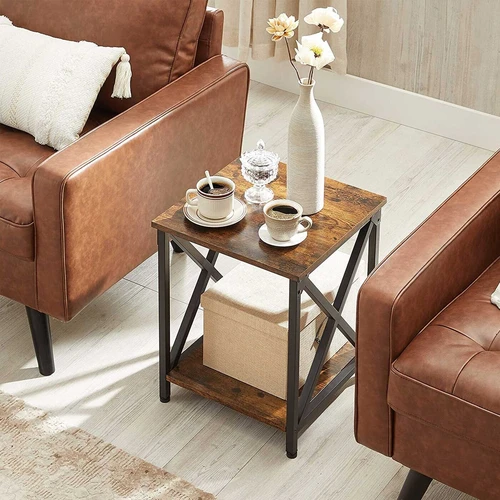 Kompaktiškas 40x40x50 cm šoninis staliukas