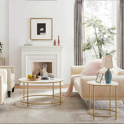 VASAGLE šoninis staliukas su priedais ir vadovu