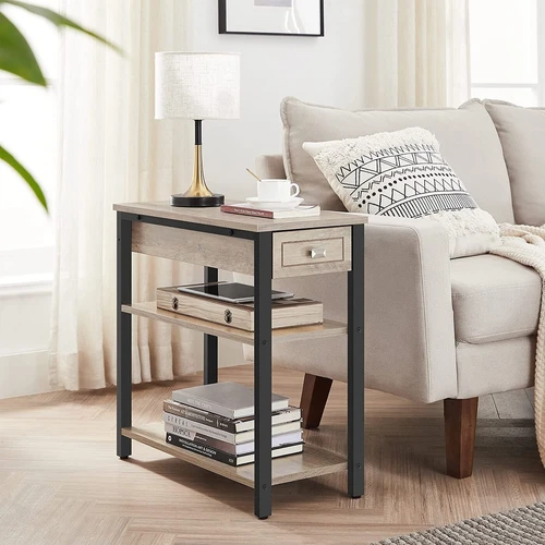 Tvirtas šoninis staliukas 60x30x60 cm, 10,3 kg