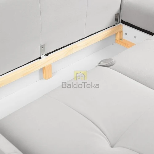 Moderni lova su silikoniniu užpildu ir patalynės dėže