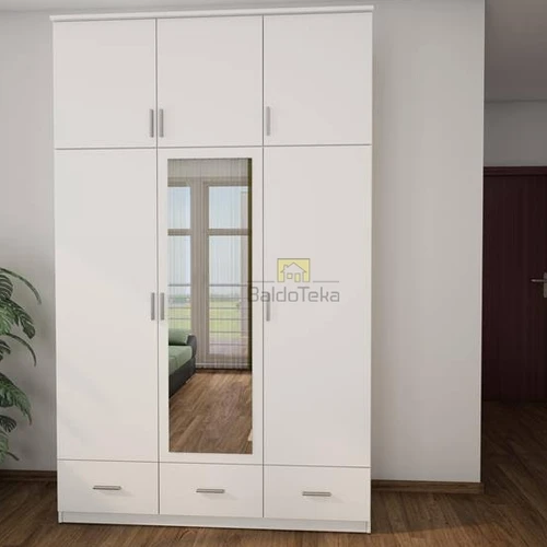 Didelė spinta su 18 mm LMDP, balta matinė