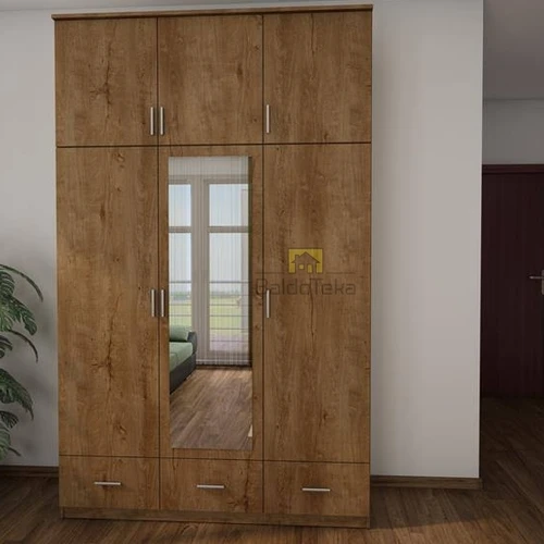 Aukšta 242 cm spinta su ąžuolo lefko atspalviu