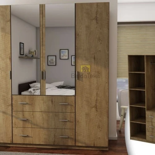 Stilinga spinta 200x220x57 cm, 18 mm LMDP, pasirenkama spalva