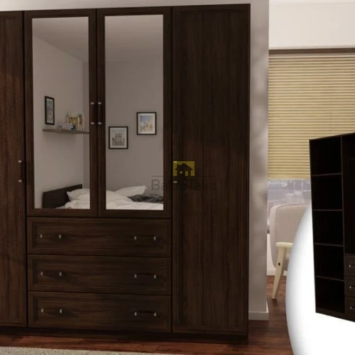 Ergonominė spintelė 200x220x57 cm, 18 mm LMDP