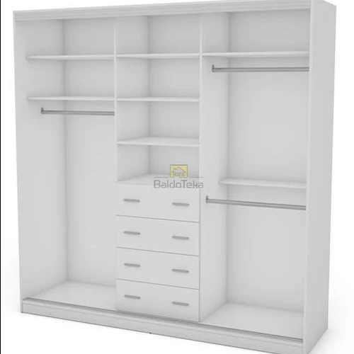 Plati baltos spintos sistema su 18 mm LMDP korpusu