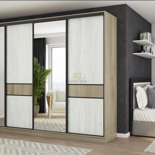 Moderni pušies spalvos spinta su Lorenzo dekoru