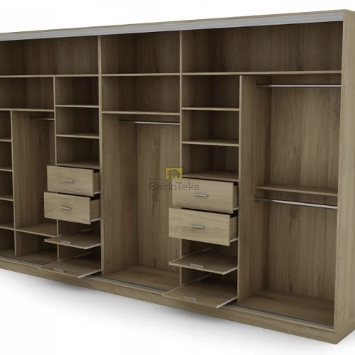 Plati 360 cm spinta su LMDP medžiaga ir sidabro rėmeliais