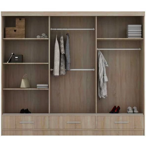 Plati spinta 250 cm su veidrodinėmis durimis