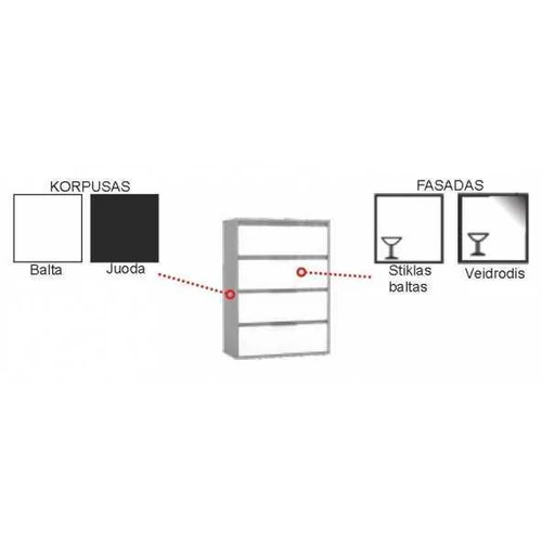 Spinta AS 021-150: juoda arba balta, pristatymas 15-22 d.d.