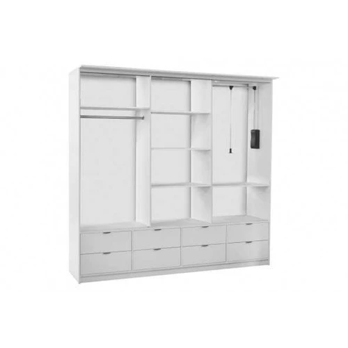 Plati spinta 200 cm su veidrodiniu ar blizgiu fasadu