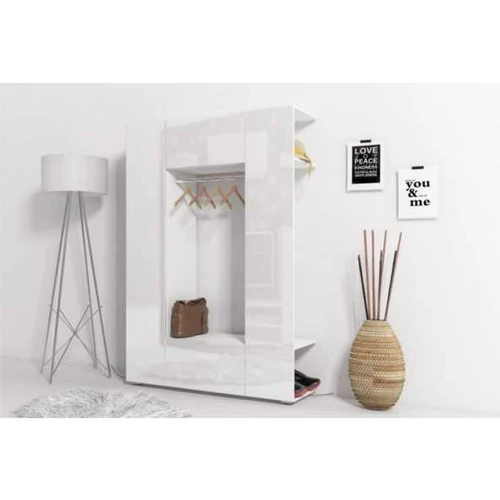 Spinta CUBE balta + balta blizgi