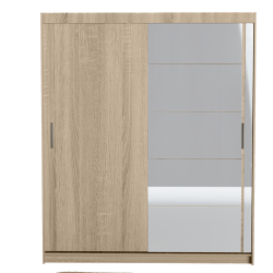 Spinta Faro, 180 cm, ąžuolo spalvos