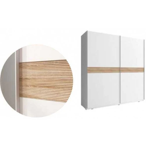 Ergonominė spinta su ąžuolo dekoru