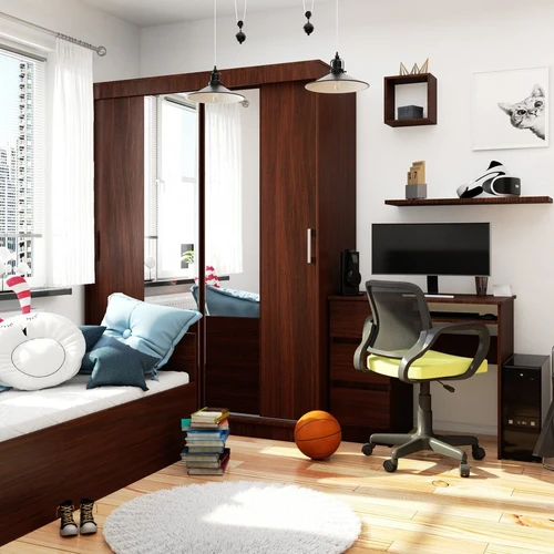 Stumdoma spinta su veidrodžiu – patogus ir funkcionalus baldų pasirinkimas