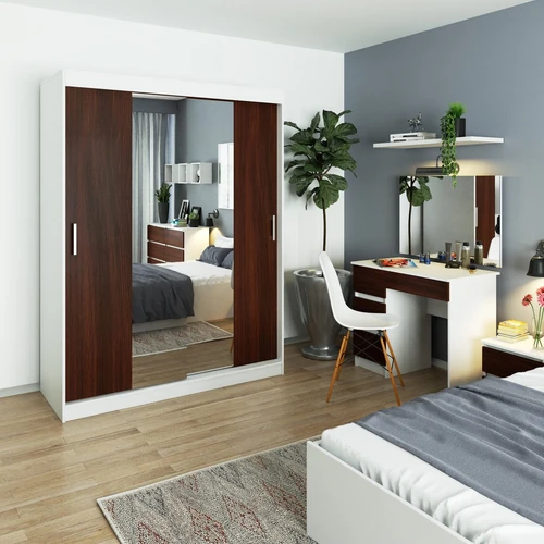 CLP MONO spinta su veidrodžiu ir funkcionaliu dizainu