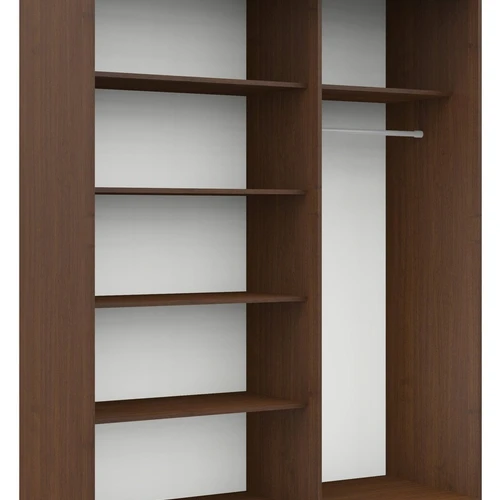 Talpi spinta su rūbų kabykla ir lentynomis