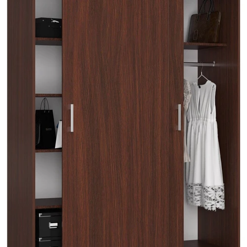 Klasikinė spinta su stumdomomis durimis ir ABS briauna