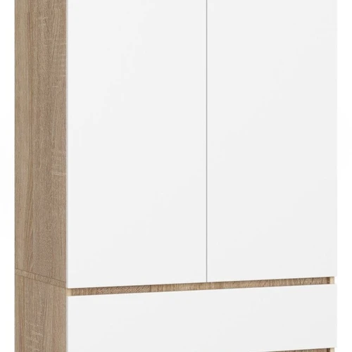 Spinta NORE S, ąžuolo/baltos spalvos