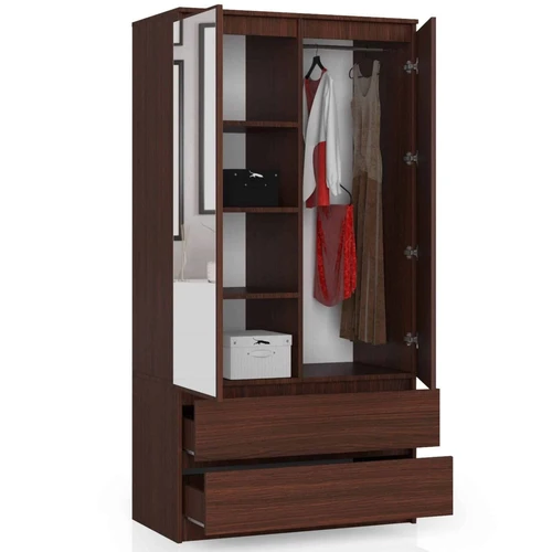 Tamsiai ruda spinta – tobulas derinys su bet kokiu interjeru