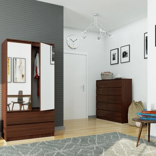 Praktiška spinta S – vietos viskam: marškiniams, batams, smulkmenoms