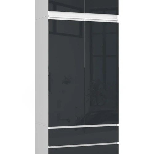 Spinta NORE S90 su antrasolėmis, balta/tamsiai pilka