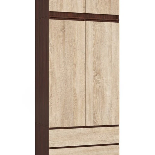 Spinta NORE S90 su antrasolėmis, tamsiai rudos/ąžuolo spalvos