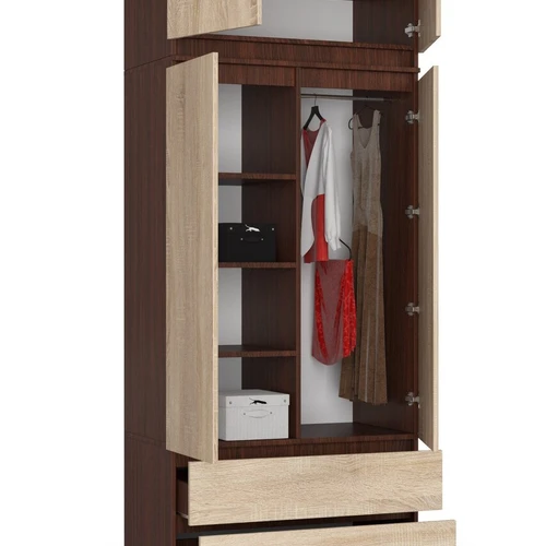 Tamsiai ruda, sonoma stiliaus fasadas