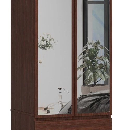 Spinta NORE Star S60 su veidrodžiu, tamsiai ruda