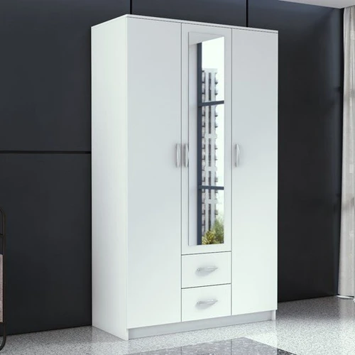 Plati 120 cm spinta su veidrodžiu ir funkcionaliu išplanavimu