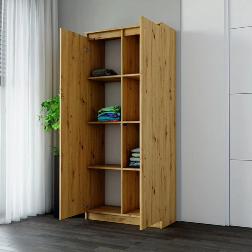 Tvarkinga spinta su ABS briaunomis, 180 cm aukščio