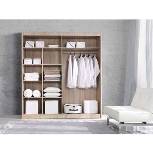 Moderni 215 cm spinta su Sonoma ąžuolo dekoro interjeru