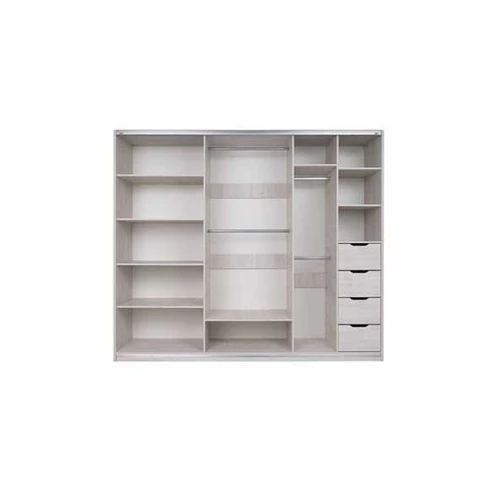 Moderni spinta baltą ąžuolą ir grafitinį stiklą