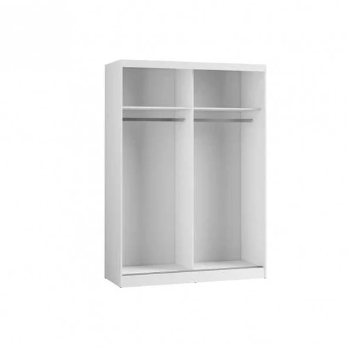 Moderni spinta su LED apšvietimu, 150 cm pločio, balta