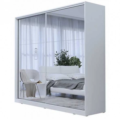 Moderni 203x212x61 cm spinta iš baldinės plokštės