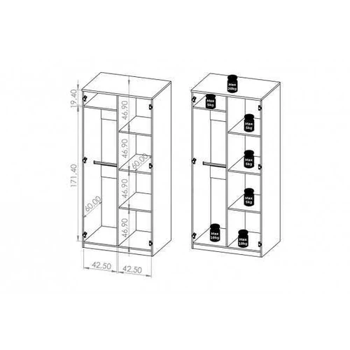 Praktiška spinta su 2 turėklais ir 24 mėn. garantija
